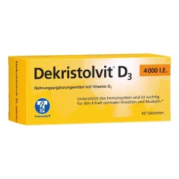 DEKRISTOLVIT Comprimés D3 4.000 U.I., 60 comprimés