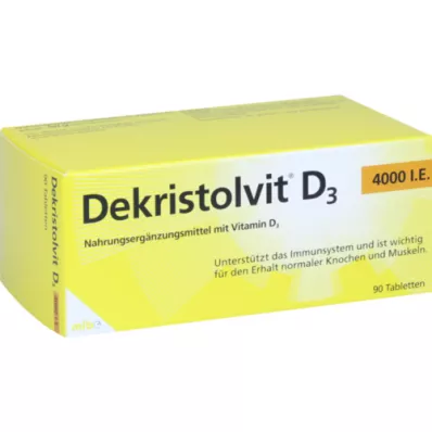 DEKRISTOLVIT Comprimés D3 4.000 U.I., 90 pièces