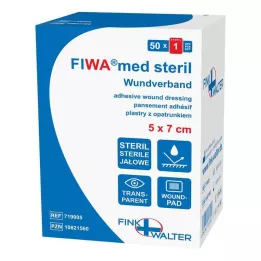 WUNDVERBAND Stérile 5x7 cm transparent, 50 pces
