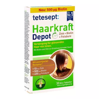 Tetesept Haarkraft Depot comprimés pelliculés (30 pièces) Tetesept Haarkraft Depot comprimés pelliculés (30 pièces)
