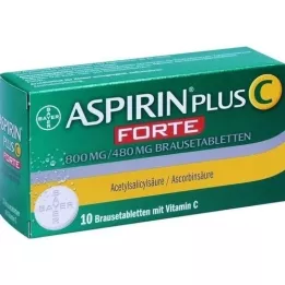 ASPIRIN plus C forte 800 mg/480 mg comprimés effervescents, 10 pc