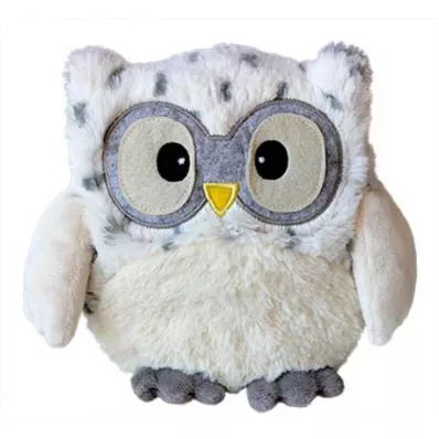WARMIES POP Hibou blanc, 1 pc