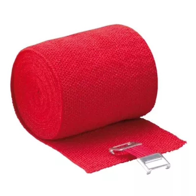Höga Lastic Color bandage idéal 8 cm x 5 m violoncelle rouge., 1 pc