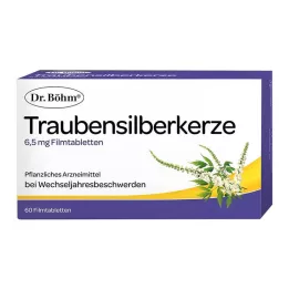 DR.BÖHM Actée à grappes noires 6,5 mg comprimés pelliculés, 60 comprimés