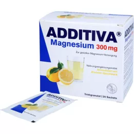 ADDITIVA Magnésium 300 mg N Sachets, 20 pièces