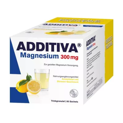 ADDITIVA Magnésium 300 mg N Sachets, 60 pièces