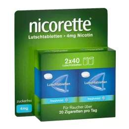 NICORETTE freshmint 4 mg comprimés à sucer, 80 pcs