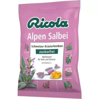 RICOLA sachet de bonbons à la sauge des Alpes, 75 g