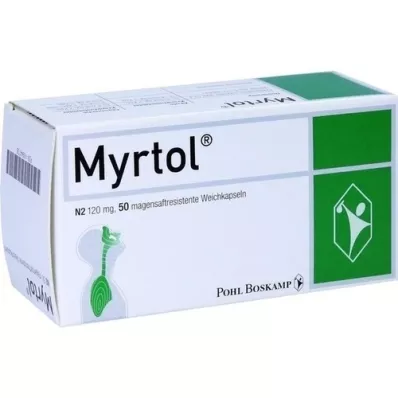 MYRTOL Capsules molles gastro-résistantes, 50 capsules