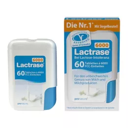 LACTRASE 6.000 FCC Comprimés dans un distributeur à clic, 60 pcs