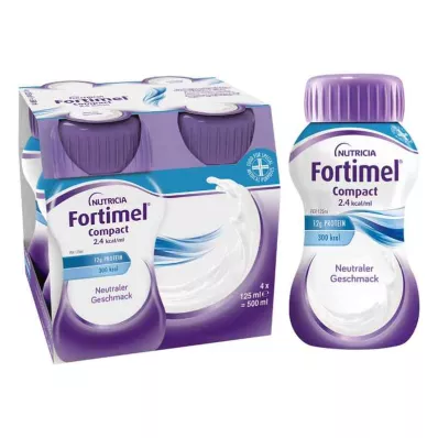 Fortimel Compact 2.4 Neutre (4x125 ml) Fortimel Compact 2.4 Neutre (4x125 ml)
