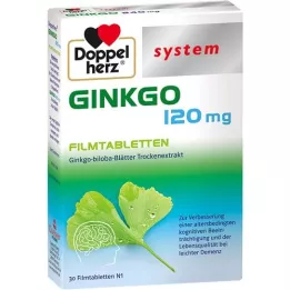 DOPPELHERZ Ginkgo 120 mg system comprimés pelliculés, 30 pc