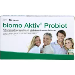 BIOMO Gélules de Probiot actif, 15 gélules