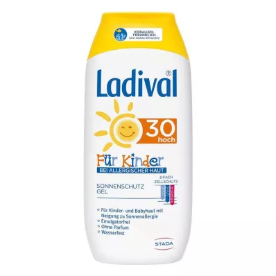 LADIVAL Gel peau allergique enfants LSF 30, 200 ml