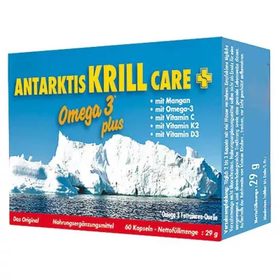 Capsules Antarctique Krill Care, 60 pc Capsules Antarctique Krill Care, 60 pc