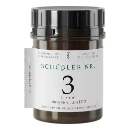 SCHÜSSLER N°3 Ferrum phosphoricum D 12 comprimés, 400 pc