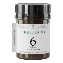 SCHÜSSLER N°6 Kalium sulfuricum D 6 comprimés, 400 pc