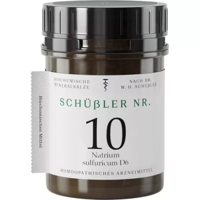 SCHÜSSLER N° 10 Natrium sulfuricum D 6 comprimés, 400 pc