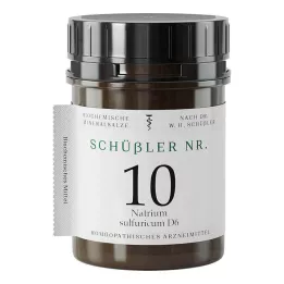 SCHÜSSLER N° 10 Natrium sulfuricum D 6 comprimés, 400 pc
