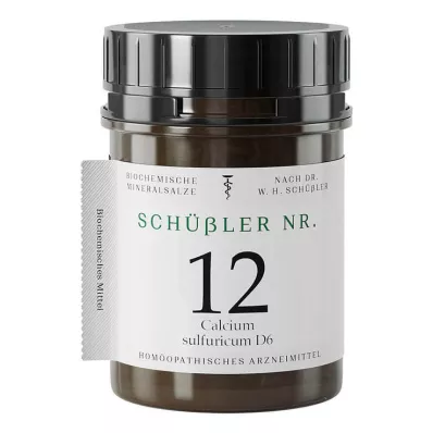 Schüssler No.12 Calcium sulfuricum D 6 comprimés, 400 pc