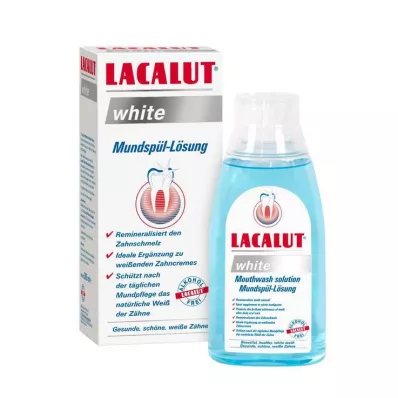 Solution de rince-bouche blanche Lacalut, 300 ml Solution de rince-bouche blanche Lacalut, 300 ml