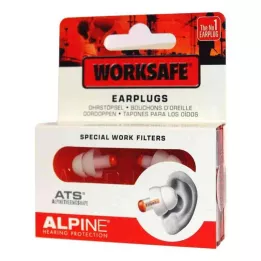 Bouchons doreilles Alpine Worksafe (2 pièces)