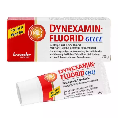 Gel dentaire en gelée de fluorure de Dynexamine, 20 g