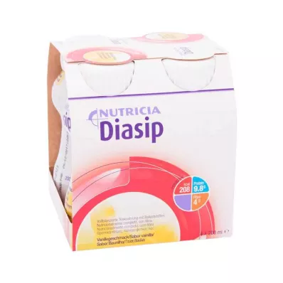 DIASIP Goût de vanille, 4X200 ml