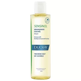DUCRAY SENSINOL Huile nettoyante/de douche apaisante, 200 ml