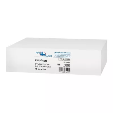 Bandage de rembourrage synthétique 10 cm x 3 m non stérile, 12 pièces