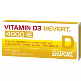 VITAMIN D3 HEVERT 4.000 U.I. comprimés, 30 pc