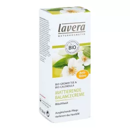 LAVERA Crème équilibrante matifiante au thé vert, 50 ml