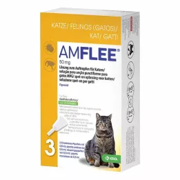 AMFLEE 50 mg Solution spot-on pour chats, 3 pces