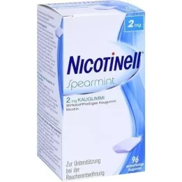 NICOTINELL Gomme à mâcher Spearmint 2 mg, 96 pces