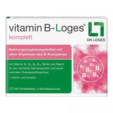 vitamine B-Loges Comprimés pelliculés complets, 60 pc vitamine B-Loges Comprimés pelliculés complets, 60 pc