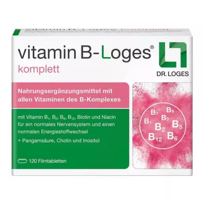 vitamine B-Loges Comprimés pelliculés complets, 120 pc vitamine B-Loges Comprimés pelliculés complets, 120 pc