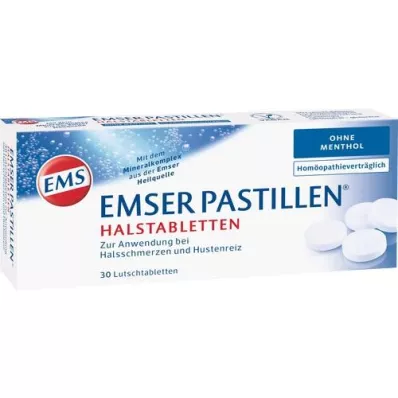 EMSER Pastilles sans menthol, 30 pcs