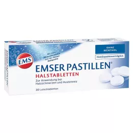 Pastilles Emser sans menthol, 30 unités