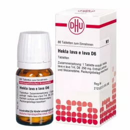 HEKLA comprimés de lava e lava D 6, 80 pc