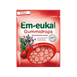 EM-EUKAL Gommes cerise sauvage-sauge, 90 g
