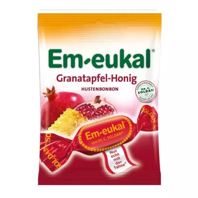EM-EUKAL Bonbons grenade-miel sucrés, 75 g