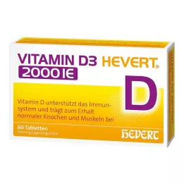 VITAMIN D3 HEVERT 2.000 I.U. comprimés, 60 pc