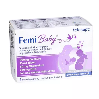 TETESEPT Femi Baby comprimés pelliculés+capsules molles, 2X30 pc