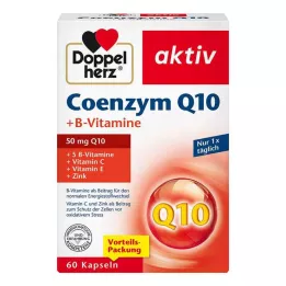 DOPPELHERZ Gélules de vitamines Coenzyme Q10+B, 60 gélules