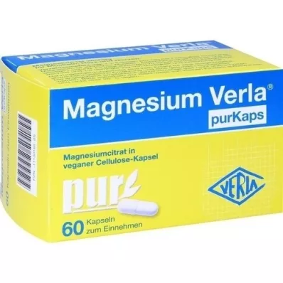 MAGNESIUM VERLA PurKaps gélules végétales, 60 gélules