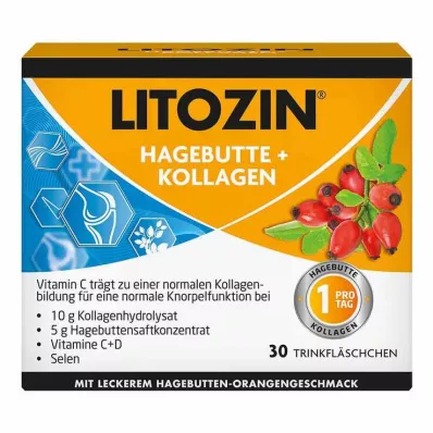 Litozin Rose Musquée + Gourde Collagène, 30X25 ml Litozin Rose Musquée + Gourde Collagène, 30X25 ml