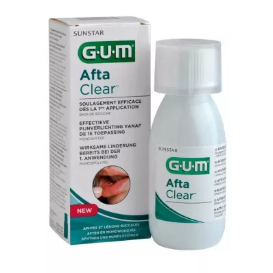 GUM Bain de bouche Afta Clear, 120 ml