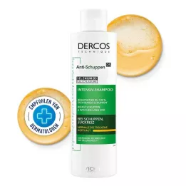 VICHY DERCOS Shampooing antipelliculaire cuir chevelu sec, 200 ml