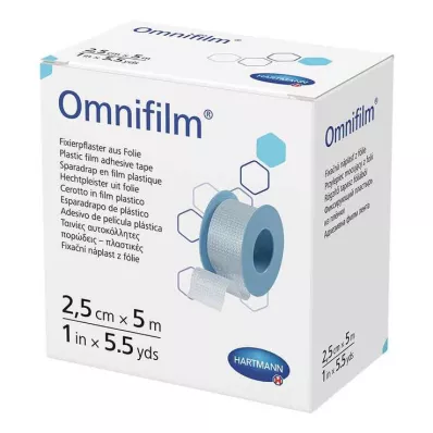 Film de plâtre de fixation Omnifilm 2,5 cmx5 m, 1 pièce Film de plâtre de fixation Omnifilm 2,5 cmx5 m, 1 pièce