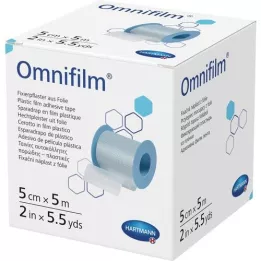 OMNIFILM Pansement de fixation film 5 cmx5 m, 1 pc